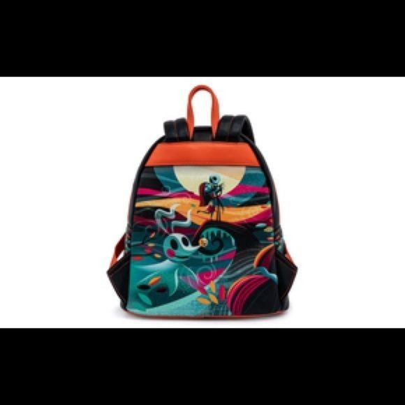 LOUNGEFLY Rare Nightmare before Christmas Jack Skellington Mini Backpack NWT main image 5